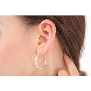 画像5:  TIFFANY&Co[ティファニー] 1837 フープ・ピアス（M）　並行輸入品