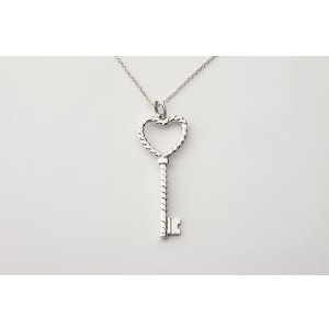画像4: TIFFANY&Co[ティファニー]　ツイストハートキー ペンダント 並行輸入品