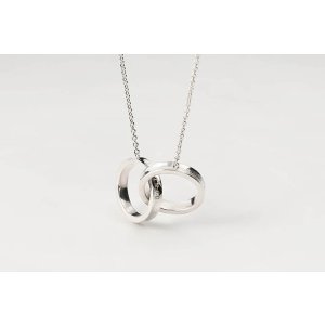 画像4: TIFFANY&Co[ティファニー] 1837 インターロッキング サークル ペンダント（M）　並行輸入品