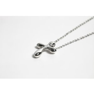 画像4: TIFFANY&Co[ティファニー]　ティアドロップ クロス ペンダント　並行輸入品