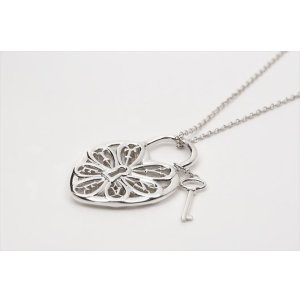 画像4: TIFFANY&Co[ティファニー]　フィリグリーハート& キーペンダント（M） 並行輸入品