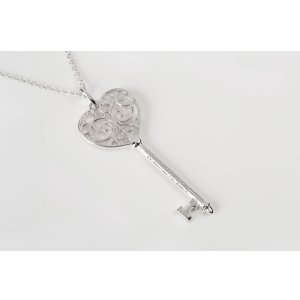 画像8: TIFFANY&Co[ティファニー]　ティファニー エンチャント ハート キー ペンダント　並行輸入品