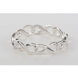 画像6: TIFFANY&Co[ティファニー] インフィニティ ナロー バンドリング　並行輸入品
