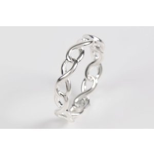 画像7: TIFFANY&Co[ティファニー] インフィニティ ナロー バンドリング　並行輸入品