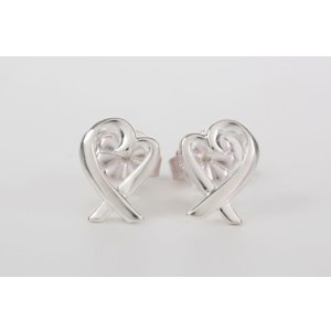 画像6: TIFFANY&Co[ティファニー] ラビング ハート ピアス（S）　並行輸入品