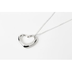 画像2: TIFFANY&Co[ティファニー]　オープン ハート ネックレス（MA）22ｍｍ　並行輸入品