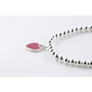 画像10: TIFFANY&Co[ティファニー]   リターン トゥ ハート ビーズ ブレスレット（M） ダークピンクエナメルフィニッシュ  　並行輸入品