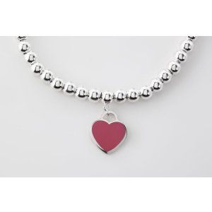 画像9: TIFFANY&Co[ティファニー]   リターン トゥ ハート ビーズ ブレスレット（L） ダークピンクエナメルフィニッシュ　並行輸入品