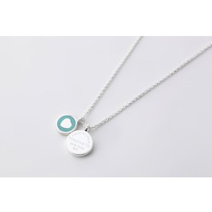 画像7: TIFFANY&Co[ティファニー]　リターン トゥ ティファニー ミニ ダブル ラウンド ペンダント ブルー エナメルフィニッシュ　並行輸入品