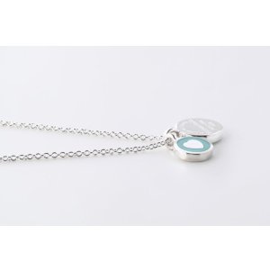 画像8: TIFFANY&Co[ティファニー]　リターン トゥ ティファニー ミニ ダブル ラウンド ペンダント ブルー エナメルフィニッシュ　並行輸入品