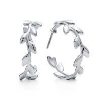 TIFFANY&Co[ティファニー] オリーブ リーフ フープ ピアス 並行輸入品