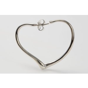 画像5: TIFFANY&Co[ティファニー] オープン ハート フープ ピアス(S) 　並行輸入品