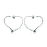 TIFFANY&Co[ティファニー] オープン ハート フープ ピアス(S) 　並行輸入品