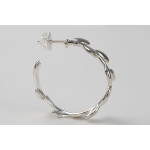画像4: TIFFANY&Co[ティファニー] オリーブ リーフ フープ ピアス 並行輸入品
