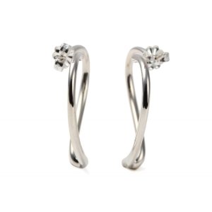 画像3: TIFFANY&Co[ティファニー] オープン ハート フープ ピアス(S) 　並行輸入品