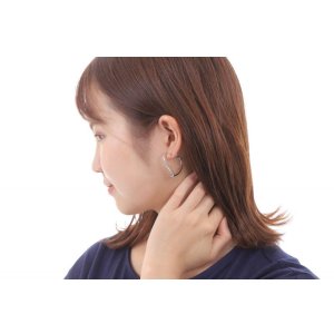 画像7: TIFFANY&Co[ティファニー] オープン ハート フープ ピアス(S) 　並行輸入品