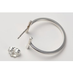 画像6: TIFFANY&Co[ティファニー] T ワイヤー フープ ピアス 並行輸入品