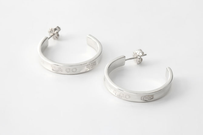 TIFFANY&Co[ティファニー] 1837 フープ ピアス（ナロー） 並行輸入品 