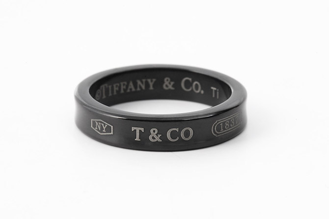 TIFFANY&Co[ティファニー] 1837 チタン ナロー リング　並行輸入品