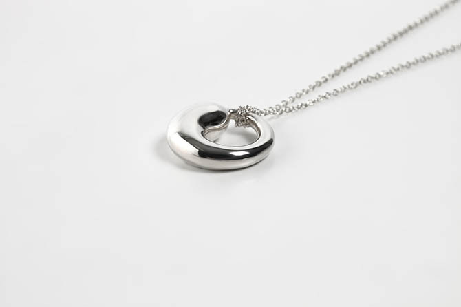 TIFFANY&Co[ティファニー]　エターナル サークル ネックレス（M）　並行輸入品