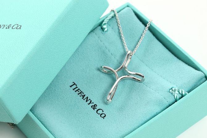 TIFFANY&Co[ティファニー] オープン クロス ペンダント (M) 並行輸入品 