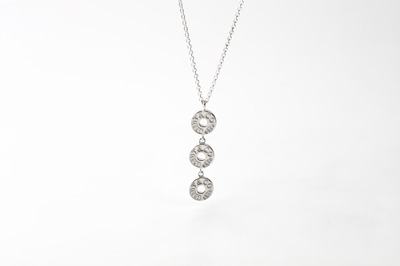 TIFFANY&Co[ティファニー] 1837 スリードロップ サークル ペンダント 