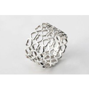 画像4: TIFFANY&Co[ティファニー] パロマ クラウン オブ ハート 3ロウ リング 　並行輸入品 (4)