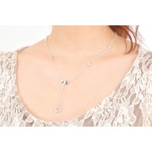 【週末セール】ティファニー　ハートリンク オープンハート ラリアット ネックレス 楽天市場】【ギフト品質】ティファニー Tiffany&co エルサ