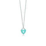 画像: TIFFANY&Co[ティファニー]　ハート ロック ペンダント(mini) エナメルフィニッシュ　並行輸入品