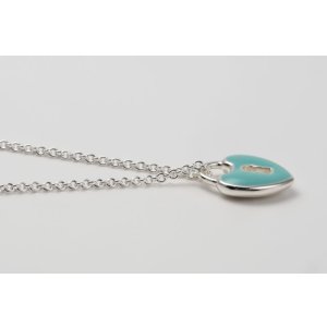 画像4: TIFFANY&Co[ティファニー]　ハート ロック ペンダント(mini) エナメルフィニッシュ　並行輸入品 (4)