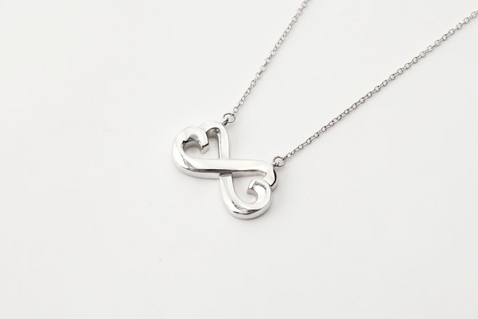 TIFFANY&Co[ティファニー] ダブル ラビング ハート ペンダント